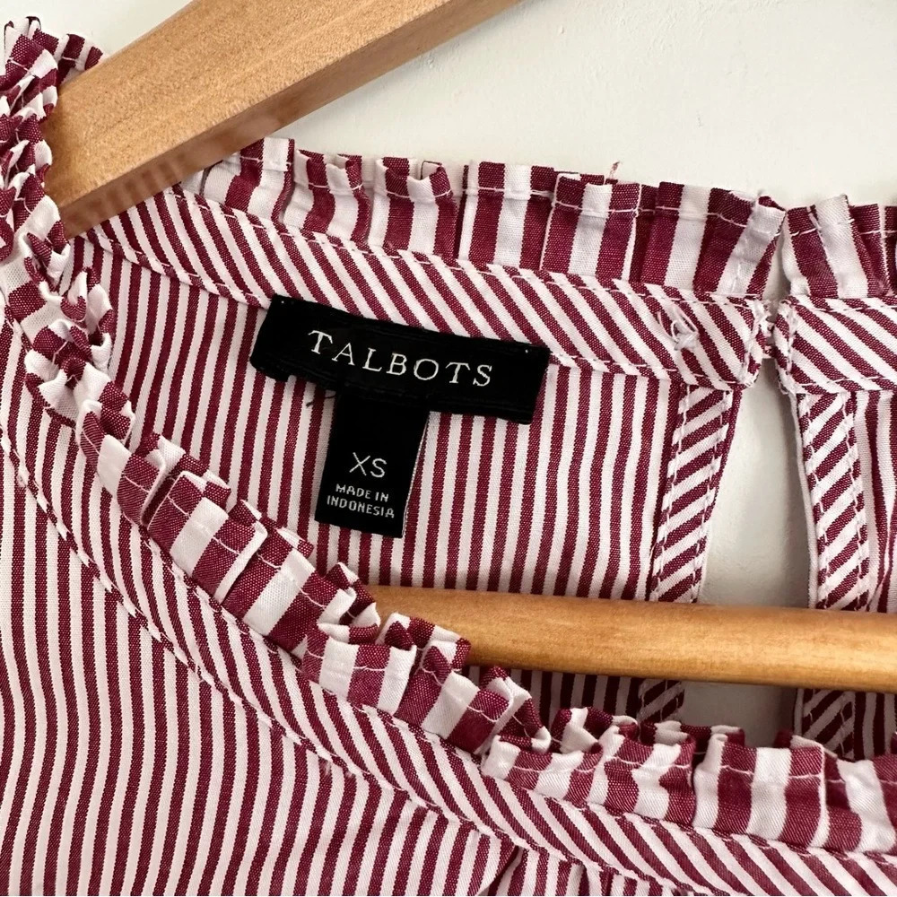 TALBOTS ' Tunic Striped blouse Size: XS - Picture 4 of 5